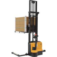 Double Mast Stacker, Electric Operated, 2200 lbs. Capacity, 150" Max Lift MP141 | Dufferin Supply
