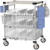 Poste d'EPI pour r&eacute;ception, Acier inoxydable, 43" x 40" x 24", Capacit&eacute; 900 lb Dufferin Supply