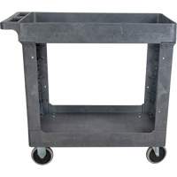 Utility Service Cart, 2 Tiers, 16-1/2" x 32-1/2" x 34-1/2", 550 lbs. Capacity Dufferin Supply