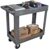 Utility Service Cart, 2 Tiers, 16-1/2" x 32-1/2" x 34-1/2", 550 lbs. Capacity Dufferin Supply