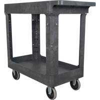 Utility Service Cart, 2 Tiers, 16-1/2" x 32-1/2" x 34-1/2", 550 lbs. Capacity Dufferin Supply