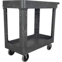 Utility Service Cart, 2 Tiers, 16-1/2" x 32-1/2" x 34-1/2", 550 lbs. Capacity Dufferin Supply
