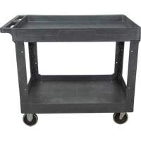 Chariot utilitaire pour l'entretien, 2 tiers, 24-5/8" x 32-1/2" x 40", Capacit&eacute; 550 lb Dufferin Supply