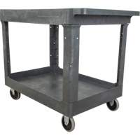 Chariot utilitaire pour l'entretien, 2 tiers, 24-5/8" x 32-1/2" x 40", Capacit&eacute; 550 lb Dufferin Supply
