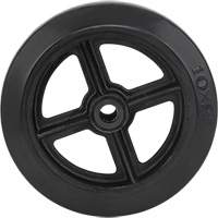 Mold-On Rubber Wheel, 10" (254 mm) Dia. x 2" (50.8 mm) W, 948 lbs. (430 kg) Capacity Dufferin Supply
