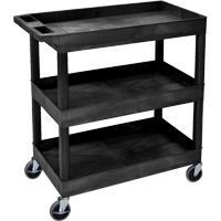 R&acirc;telier mobile, 3 tiers, 35-1/4" x 36-1/4" x 18", Capacit&eacute; 300 lb Dufferin Supply