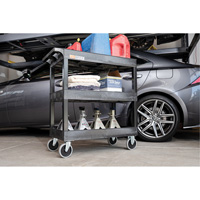 R&acirc;telier mobile, 3 tiers, 35-1/4" x 37-1/4" x 18", Capacit&eacute; 375 lb Dufferin Supply