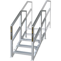 3-5 Step Telescopic Aluminum Smart Stairs Dufferin Supply