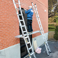 Planche de travail t&eacute;lescopique, 204" la x 12" pr, Capacit&eacute; de 250 lb, D&eacute;mont&eacute; Dufferin Supply