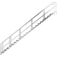 SmartStairs 17-21 Steps Modular Construction Stair System, 157-1/2" H Dufferin Supply