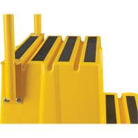 Escabeau industriel, 4 marches, 44" x 22-1/4" x Hauteur 65-1/8" Dufferin Supply