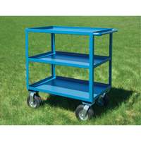 Outdoor Shelf Cart, 3 Tiers, 18" W x 39" H x 33" D, 1200 lbs. Capacity Dufferin Supply