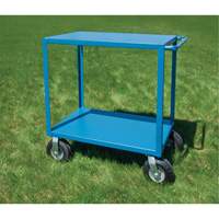 Outdoor Shelf Cart, 2 Tiers, 18" W x 39" H x 33" D, 1200 lbs. Capacity Dufferin Supply