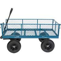 Wagon with Drop Sides, 24" W x 48" L, 800 lbs. Capacity Dufferin Supply