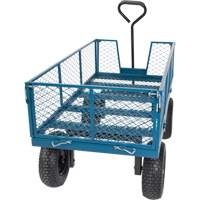 Wagon with Drop Sides, 24" W x 48" L, 800 lbs. Capacity Dufferin Supply