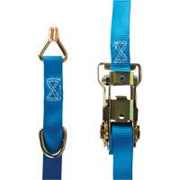 Ratchet Strap, J-Hook, 1" W x 16' L, 835 lbs. (379 kg) WLL Dufferin Supply