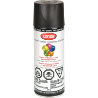 Industrial Acryli-Quik Lacquer, Black, Semi-Flat, 12 oz., Aerosol Can Dufferin Supply