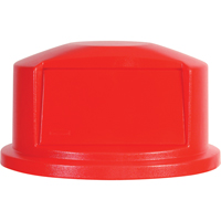 Round Brute&reg; Tops, Dome Lid, Plastic/Polyethylene, Fits Container Size: 22" Dia. Dufferin Supply
