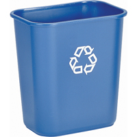 Recycling Container , Deskside, Plastic, 28-1/8 US Qt. NA737 | Dufferin Supply