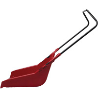 60L Sleigh Snow Shovel, Polypropylene Blade, Wearstrip Included Dufferin Supply