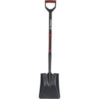 Square Point Shovel, Tempered Steel Blade, D-Grip Handle, 31" Long Dufferin Supply