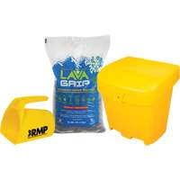 LavaGrip Traction-Aid Kit with 77 Bags, Container Size 35.3 lbs. (16 kg), Bag Dufferin Supply