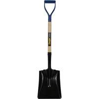 Square Point Shovel, Hardwood, Tempered Steel Blade, D-Grip Handle, 41-1/2" Long Dufferin Supply