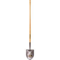 Round Point Shovel, Forged Steel Blade, Hardwood, Straight Handle Dufferin Supply