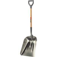 Grain Scoop #8, Wood, Aluminum Blade, D-Grip Handle Dufferin Supply