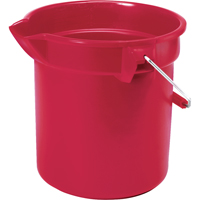 Seau Brute, Capacit&eacute; de 3.5 gal. US (14 pintes), Rouge Dufferin Supply
