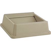 Untouchable&reg; Containers, Swing Lid, Plastic/Polyethylene, Fits Container Size: 19-3/4"x 19-3/4" Dufferin Supply