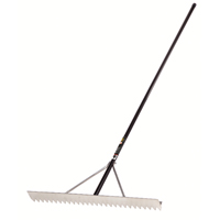 Pro Asphalt Rake, 36" W, Aluminum Blade, 28 Tines Dufferin Supply