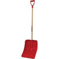 Alpine Snow Shovel, Polypropylene Blade, 13-9/10" Wide, D-Grip Handle, Wearstrip Included Dufferin Supply