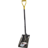 Alpine All-Purpose Square Point Shovel, Ashwood, Steel Blade, D-Grip Handle, 34-3/4" Long Dufferin Supply