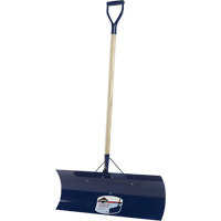 Yukon Snow Pusher, Steel Blade, D-Grip Handle, 30" W Dufferin Supply