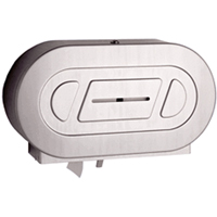 Twin Jumbo Toilet Paper Dispenser, Multiple Roll Capacity NG450 | Dufferin Supply