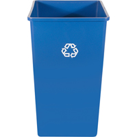 Recycling Station Container , Bulk, Plastic, 35 US gal. NH779 | Dufferin Supply
