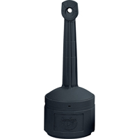 Smokers Cease-Fire&reg; Cigarette Butt Receptacle, Free-Standing, Plastic, 4 US gal. Capacity, 38-1/2" Height Dufferin Supply