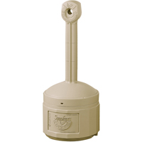Smokers Cease-Fire&reg; Cigarette Butt Receptacle, Free-Standing, Plastic, 1 US gal. Capacity, 30" Height Dufferin Supply