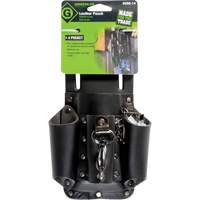 Poche pour ceinture porte-outils, Porte-outil multiple, Cuir, 4 Poches Dufferin Supply