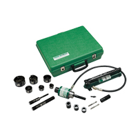 Hydraulic Knockout Kit with Hand Pump and Slug-Buster&reg; Punches Dufferin Supply