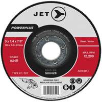 POWERPLUS&reg; Grinding Wheel, 6" x 1/4", 7/8" Arbor, Type 27 Dufferin Supply