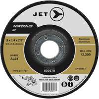 AL24 Powerplus NF Grinding Wheel, 4-1/2" x 1/4", 7/8" Arbor, Type 27 Dufferin Supply