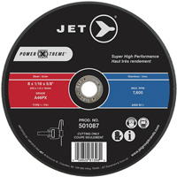 POWER-XTREME Cut-Off Wheel, 8" x 1/16", 5/8" Arbor, Type 1, 7600 RPM Dufferin Supply