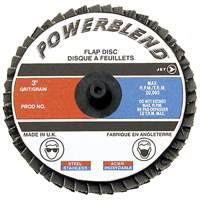 Disque &agrave; lamelles &agrave; rouler POWERBLEND, 2" x Type R, Grain Z120, Alumine de zirconium Dufferin Supply
