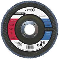 Disque &agrave; lamelles POWERBLEND, 4-1/2" x 7/8", Type 29, Grain Z80, Alumine de zirconium Dufferin Supply