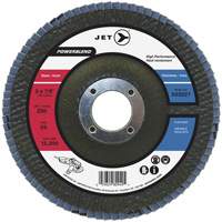 Disque &agrave; lamelles PowerBlend, 7" x 7/8", Type 29, Grain Z40, Alumine de zirconium Dufferin Supply
