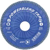 POWERBLEND TRM Trimmable Flap Disc, 5" x 7/8", Type 29, Z60 Grit, Zirconia Alumina Dufferin Supply