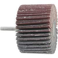 Shaft Mounted Flapwheel, 60 Grit, 1-1/2" x 1/2" x 1/4" Dufferin Supply