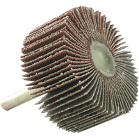 Mounted Flapwheel, 60 Grit, 2" x 1" x 1/4" Dufferin Supply